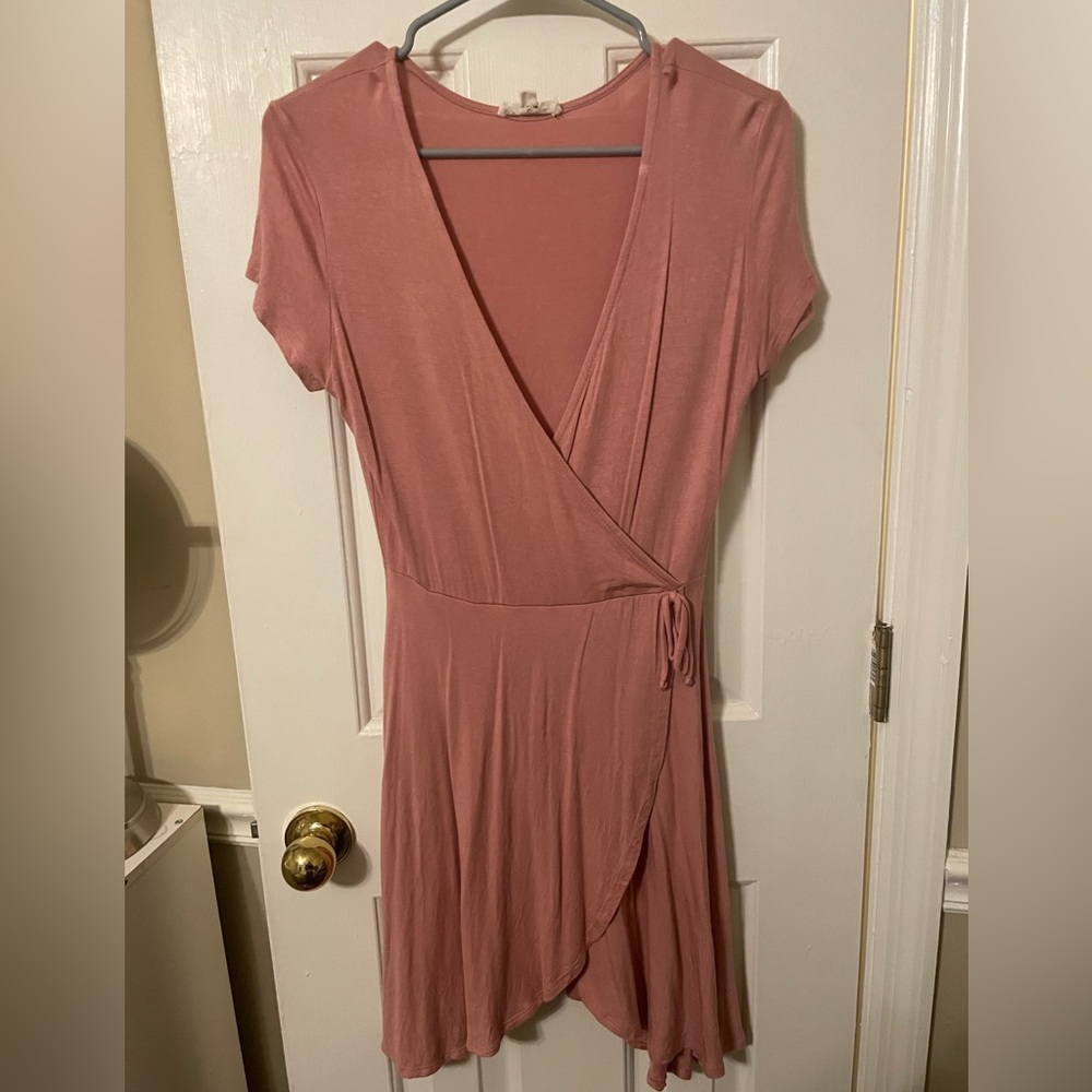 Pink cotton dress. Size medium. From TH Maxx.